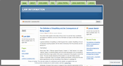Desktop Screenshot of legalcatch.wordpress.com