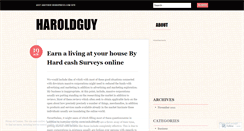 Desktop Screenshot of haroldguy.wordpress.com
