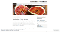 Desktop Screenshot of maddieaboutfood.wordpress.com