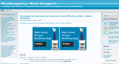 Desktop Screenshot of mindblogger.wordpress.com