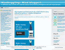 Tablet Screenshot of mindblogger.wordpress.com