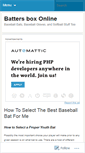 Mobile Screenshot of battersbox.wordpress.com