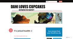 Desktop Screenshot of danilovescupcakes.wordpress.com