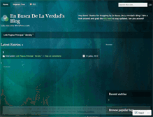 Tablet Screenshot of enbuscadelaverdadydeltodo.wordpress.com