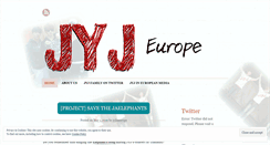 Desktop Screenshot of jyjeurope.wordpress.com