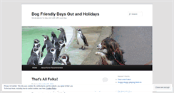 Desktop Screenshot of dogfriendlydaysoutandholidays.wordpress.com