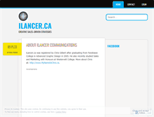 Tablet Screenshot of ilancer.wordpress.com