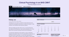 Desktop Screenshot of cmhtclinicalpsychology.wordpress.com