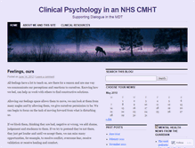 Tablet Screenshot of cmhtclinicalpsychology.wordpress.com