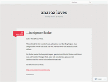 Tablet Screenshot of anaroxloves.wordpress.com