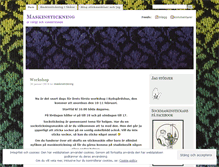 Tablet Screenshot of maskinstickning.wordpress.com