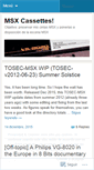 Mobile Screenshot of msxcassettes.wordpress.com