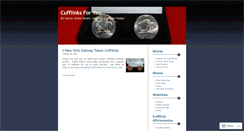 Desktop Screenshot of cufflinksforyou.wordpress.com