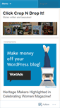 Mobile Screenshot of clickcropndropit.wordpress.com