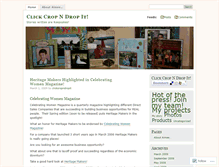 Tablet Screenshot of clickcropndropit.wordpress.com