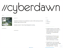 Tablet Screenshot of cyberdawn.wordpress.com