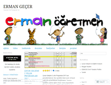 Tablet Screenshot of ermanogretmen.wordpress.com