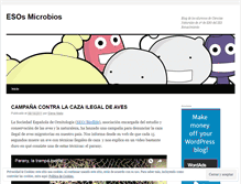 Tablet Screenshot of esosmicrobios.wordpress.com