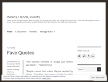 Tablet Screenshot of nadhilaaz.wordpress.com