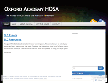 Tablet Screenshot of oahosa.wordpress.com