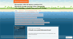Desktop Screenshot of historialatam.wordpress.com