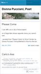 Mobile Screenshot of donnapuccianipoet.wordpress.com