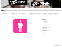Tablet Screenshot of godsavethegirls.wordpress.com