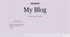 Desktop Screenshot of pattypilot.wordpress.com