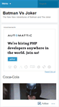 Mobile Screenshot of batmanvsjoker.wordpress.com