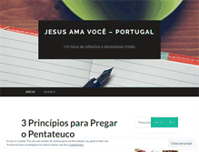 Tablet Screenshot of jesusamavoce.wordpress.com
