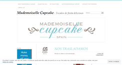 Desktop Screenshot of mademoisellecupcake.wordpress.com