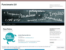 Tablet Screenshot of funcionario20.wordpress.com