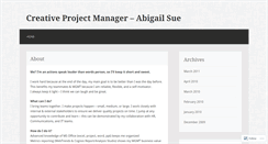 Desktop Screenshot of abigailsue.wordpress.com