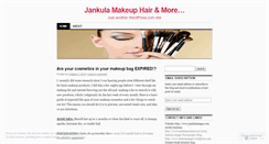 Desktop Screenshot of jankulamakeup.wordpress.com
