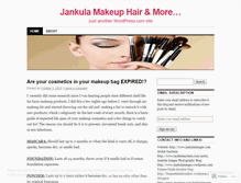 Tablet Screenshot of jankulamakeup.wordpress.com