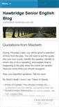 Mobile Screenshot of hawbridge12.wordpress.com