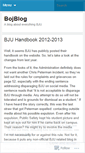 Mobile Screenshot of bojblog.wordpress.com