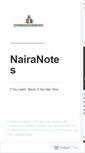 Mobile Screenshot of nairanotes.wordpress.com