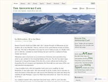 Tablet Screenshot of adventurecafe.wordpress.com