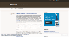 Desktop Screenshot of maheknw.wordpress.com