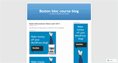 Desktop Screenshot of bosbioc.wordpress.com