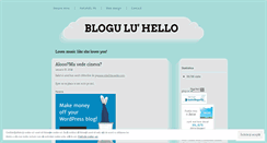 Desktop Screenshot of mchello.wordpress.com
