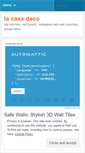 Mobile Screenshot of lacasadeco.wordpress.com