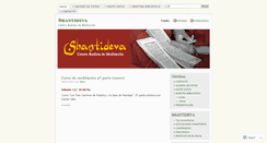 Desktop Screenshot of centroshantideva.wordpress.com