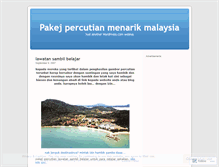 Tablet Screenshot of pakejpercutian.wordpress.com