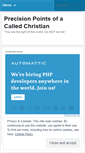 Mobile Screenshot of precisionpoints.wordpress.com