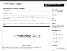Tablet Screenshot of meetumaltiar.wordpress.com