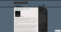 Desktop Screenshot of culturaalmomento.wordpress.com