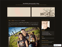Tablet Screenshot of birchfieldphotography.wordpress.com