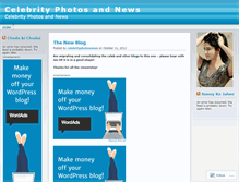 Tablet Screenshot of celebrityphotosnews.wordpress.com